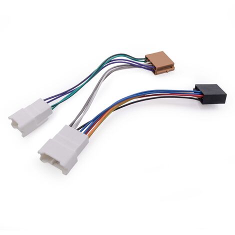vhbw Adaptador radio del coche ISO compatible con Toyota Corolla E12J (2002-2009), E12J 2013-2015), E12U, Verso E12J (2001-2004) modelos de coche (1/3)