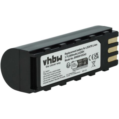 Vhbw Batería Compatible Con Symbol LS3478ER, LS3578, DSS3478, LS3478