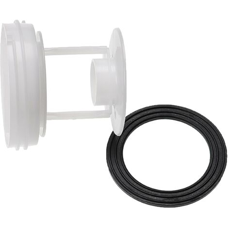 vhbw Filtro de pelusas compatible con Bosch Siemens Balay Neff ONDAWFD1660, ÖKOPROFI4130 lavadoras, secadora - 6,2cm + junta (1/4)