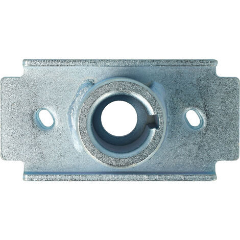 vhbw Soporte de cuchillas compatible con Daye DYM1669-4, DYM1768-84 cortacésped - 10 x 5 x 3,6 cm, plata