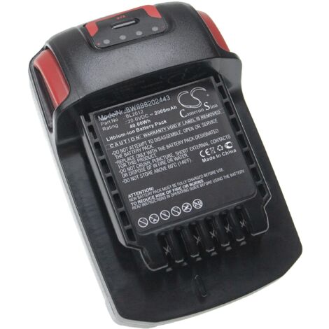 Vhbw 3x Batería Reemplaza Würth G14 Para Herramienta, Herramienta Colocación Remaches Ciegos 2000 Mah Li Ion 144 V 87019774