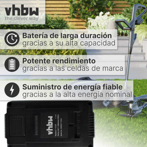 Vhbw Batterie 36V 4000mAh Li-Ion – Remplacement Puissant Pour AL-KO Energy Flex MT 40 & SF 4036