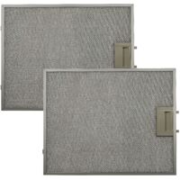 vhbw 2x Actieve koolfilter compatibel met Bosch DWB097A51/03, DWB097A51/01, DWB097A51/02, DWB097A51 Afzuigkap - 31,5 x 21,5 x 2,3 cm
