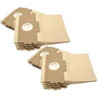 vhbw 20x Bolsa aspiradora compatible con AEG/Electrolux Vampyr 605, 606,  607, 608, 609 aspiradora - papel,