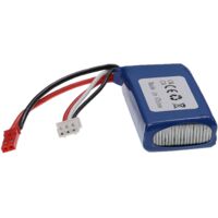 Vhbw Batería Recargable Compatible Con BEC Clavija (m) Para Modelismo Por Ej. Coche Carreras, Avión (800mAh, 7,4V, Li-poli, 56 X 30 X 15mm