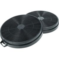 vhbw 2x filtro de carbón activado compatible con Balay 3BD 764 N/ 05, 3BD 764 N/ 06, 3BD 764 N/ 07, 3BD 764 X campanas cocina - 20,2 cm