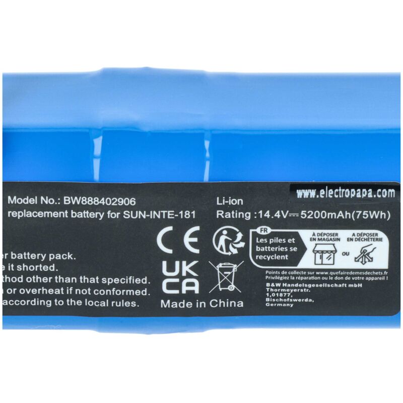 Batterie Vhbw Remplacement Pour Vélo électrique - 13,2Ah 25,2V Li-ion, Compatible NKY317B02, NKY316B02, Etc.