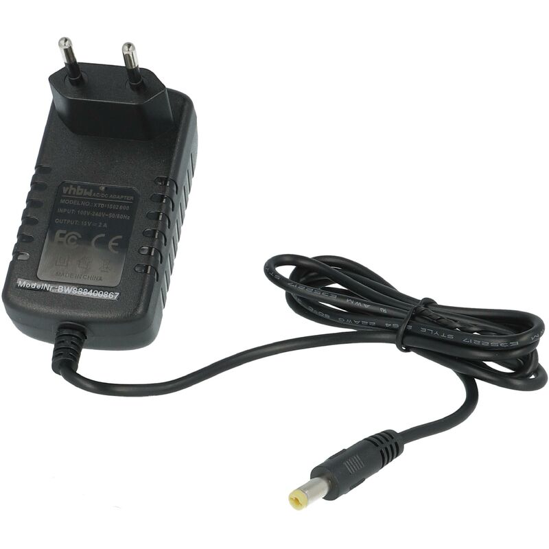 Vhbw Chargeur de voiture USB C adaptateur allume-cigare 12V 2,4 A  compatible avec HP Elite x3, noir