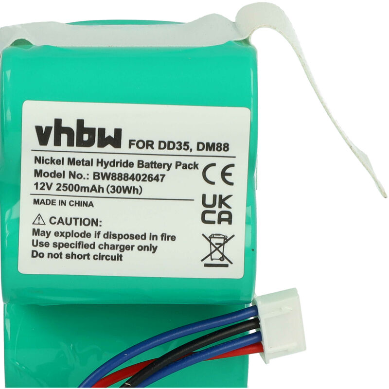 Batterie Compatible IRobot Roomba Combo 2500mAh 12V - Marque Vhbw, NiMH, Neuve