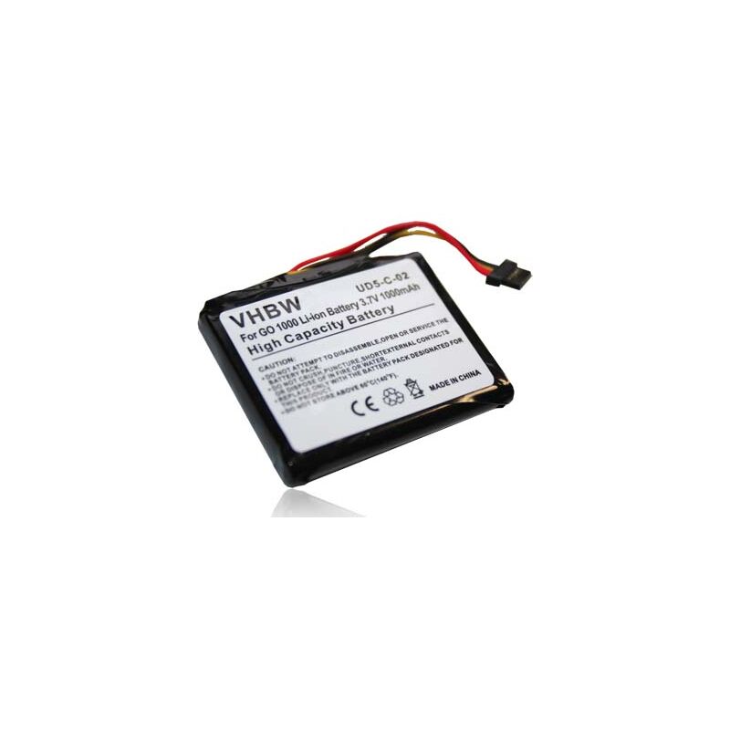 vhbw Batterie compatible avec TomTom Go Live 2050 World, Live 14644 GPS