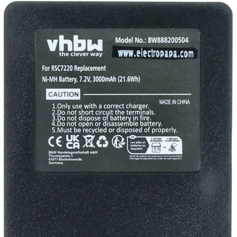 Vhbw Batterie compatible avec Scanreco BS590, 960, 16131, 790, Cifa Vhbw Batterie compatible avec Scanreco BS590, 960, 16131, 790, Cifa