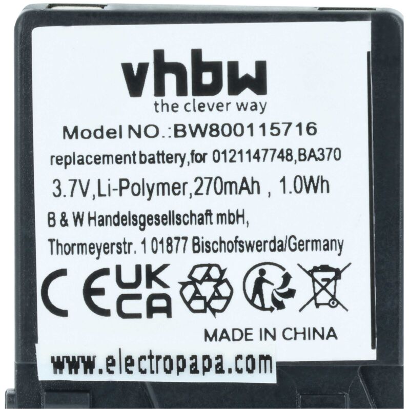 Batterie De Remplacement 3.7V 700mAh 602248 Pour Casque Sena SMH10 SMH10R SMH10D - Compatible Bluetooth Moto