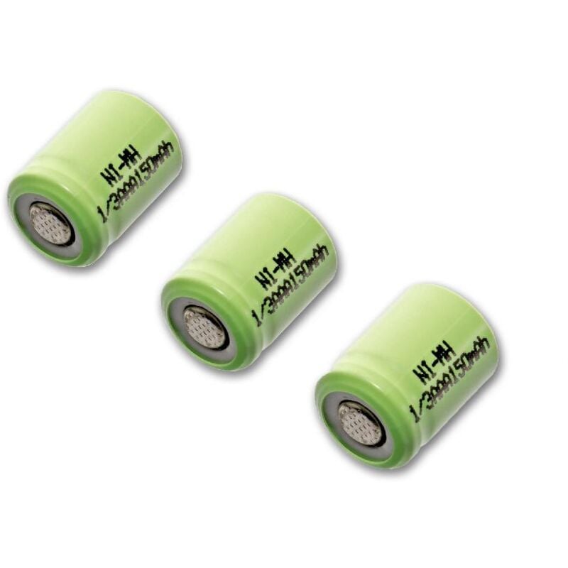 Pile bouton rechargeable NiMH Varta 2 / V80H NiMH, Varta, Batteries à  usage industriel, Batteries