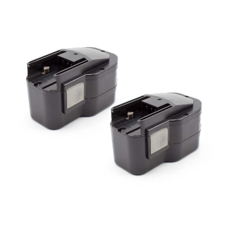 vhbw 2x Batterie compatible avec Milwaukee LokTor S 12 TXC, S 12 TX, S 12 PX, P 12 TXC, P 12 TX, P 12 PX outil électrique (1500 mAh, NiMH, 12 V)