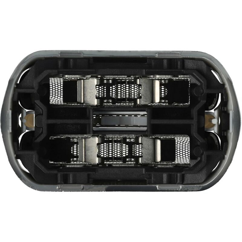 Lot De 2 Grilles Doubles De Rasoir + Cadre Pour Braun Série 4000/4500 - Neuf, Nickel, Référence Vhbw