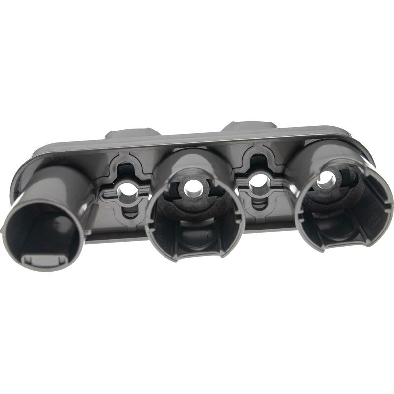 Vhbw Support clip de fixation compatible avec Dyson SV10, SV11, SV12, SV14,  V10, V11, V7, V8 accessoires d'aspirateur - Rangement d'embouts, gris