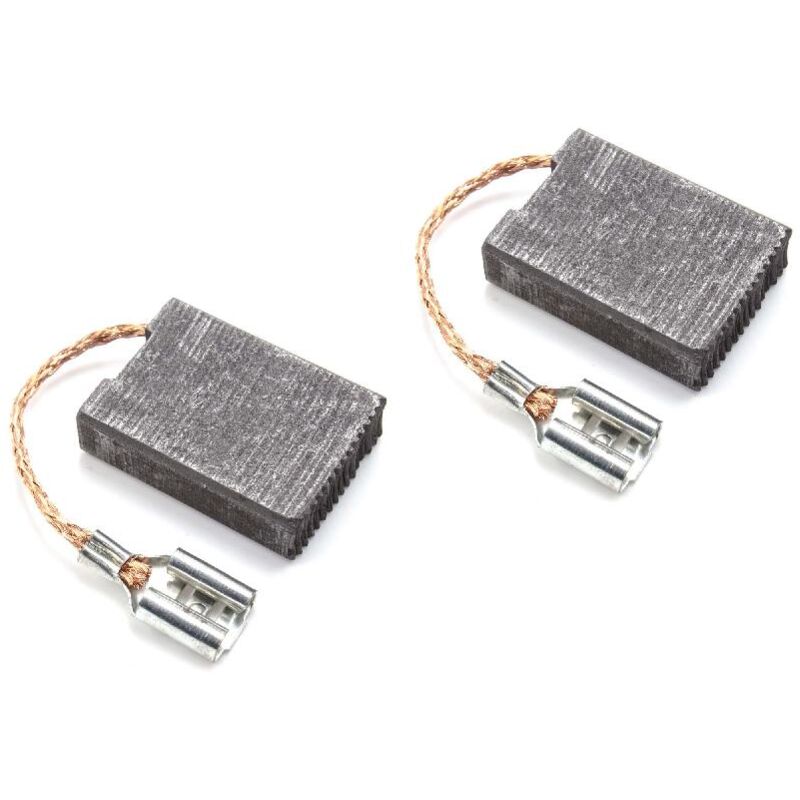Balais De Charbon (charbons) Pour Meuleuse D'angle Bosch - Compatible GWS 21-230 JH Et Autres Modèles - Lot De 2 Pièces, Dimensions 16x6,3x22 Mm