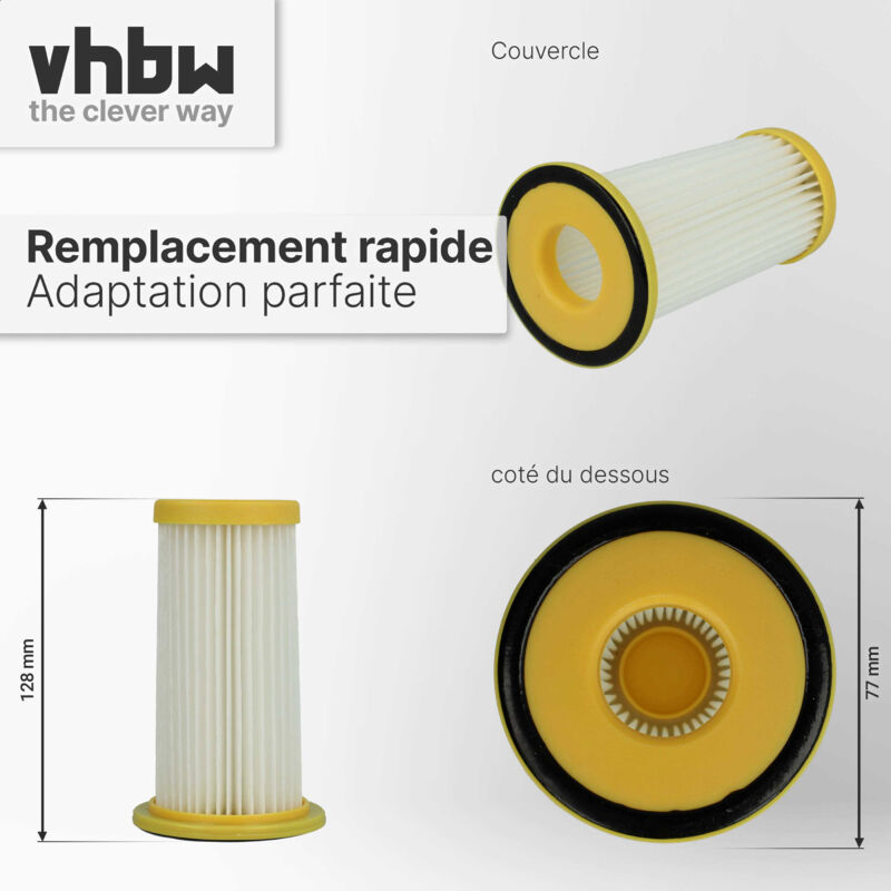 vhbw filtre d'aspirateur pour Philips FC8028, FC8256/01 HomeCare, FC8257/01  ParquetCare, FC8261, FC8261/01 HomeCare, FC8262