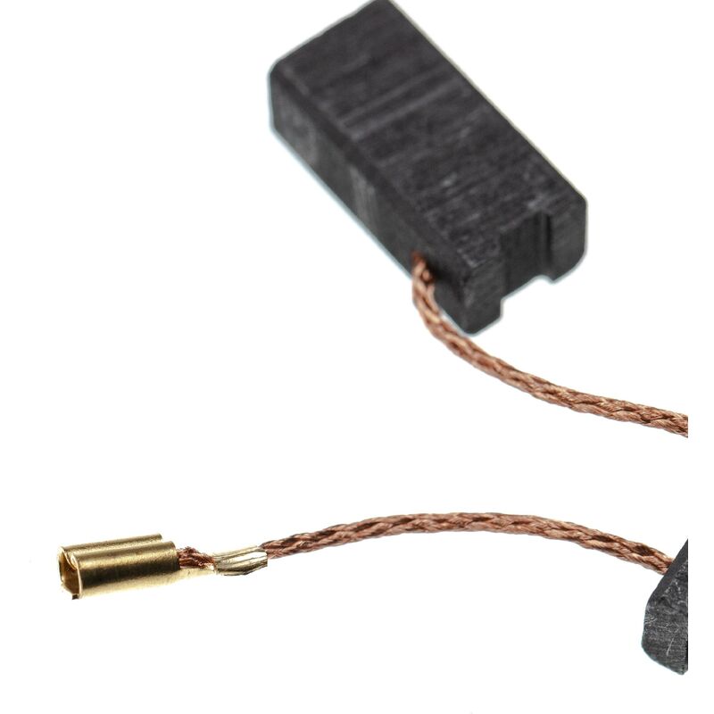 2 Balais De Charbon 4,5x5x14 Mm Pour Moteur - Compatibles Vorwerk EB 350, EB 351, Brosse à Tapis
