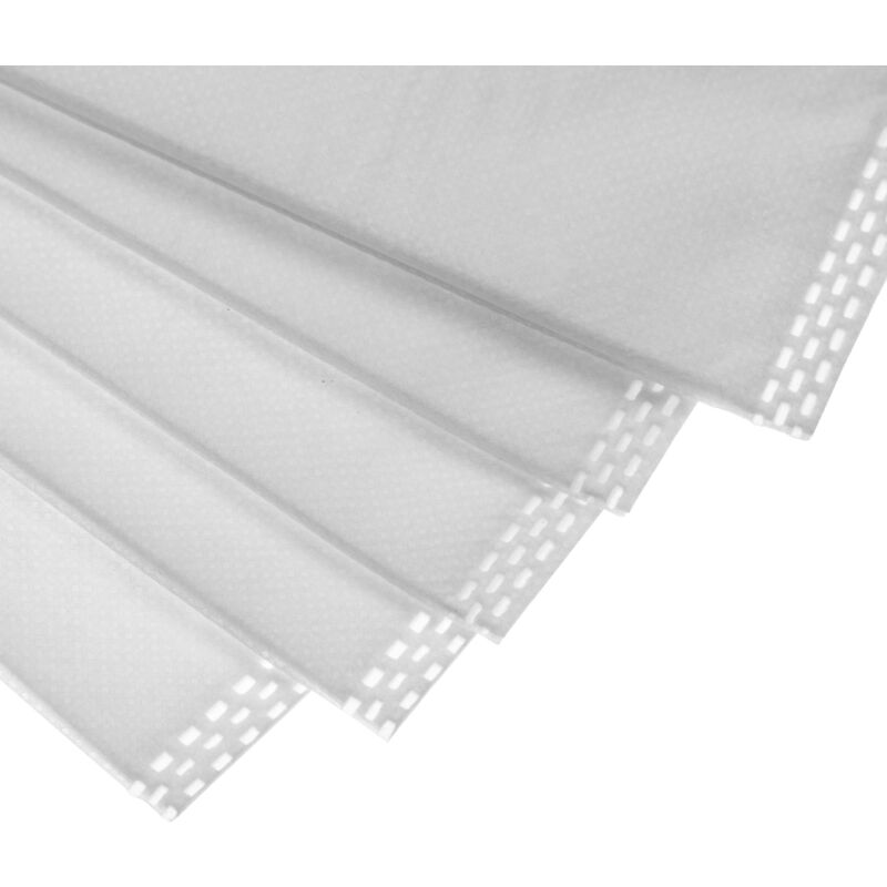 Vhbw 10x Sacs Compatible Avec Kärcher BV 111, DS 5200, K 5200, T 171 Aspirateur - Microfibres Non Tissées, 34.7cm X 18,95cm, Blanc