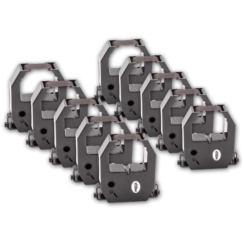 Vhbw 10 Rubans Encreurs Noirs Compatibles OKI Microline ML 321 Elite, ML 320 Turbo N, ML-321