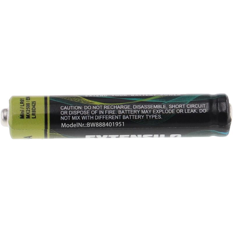 EXTENSILO 20x Piles AAAA - Piles primaires (550mAh, 1,5V, alcaline)