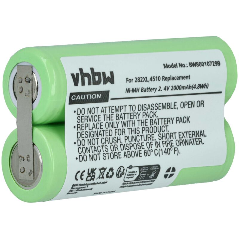 Batterie Pour Rasoir Panasonic ES-EL2A, ES-ED96, Etc. - 3,6V 680mAh Li-ion - Neuf