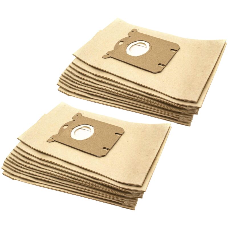 10 Sacs Aspirateur Vhbw Compatibles Philips HR6675 / HR6665 - Microfibre