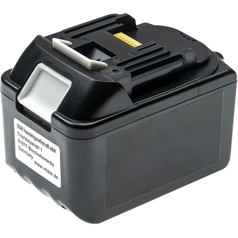 Vhbw Batterie remplacement pour Makita 197422-4, BL1815, BL1830, BL1835,  BL1840, BL1840B, BL1850 pour outil électrique (3000mAh Li-ion 18V)