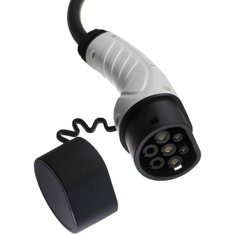 vhbw Câble de recharge type 2 vers type 2 compatible avec Citroen C5 X  PHEV, e-Berlingo, e-C4 voiture électrique - 1 phase, 16 A, 3,5 kW, 5 m