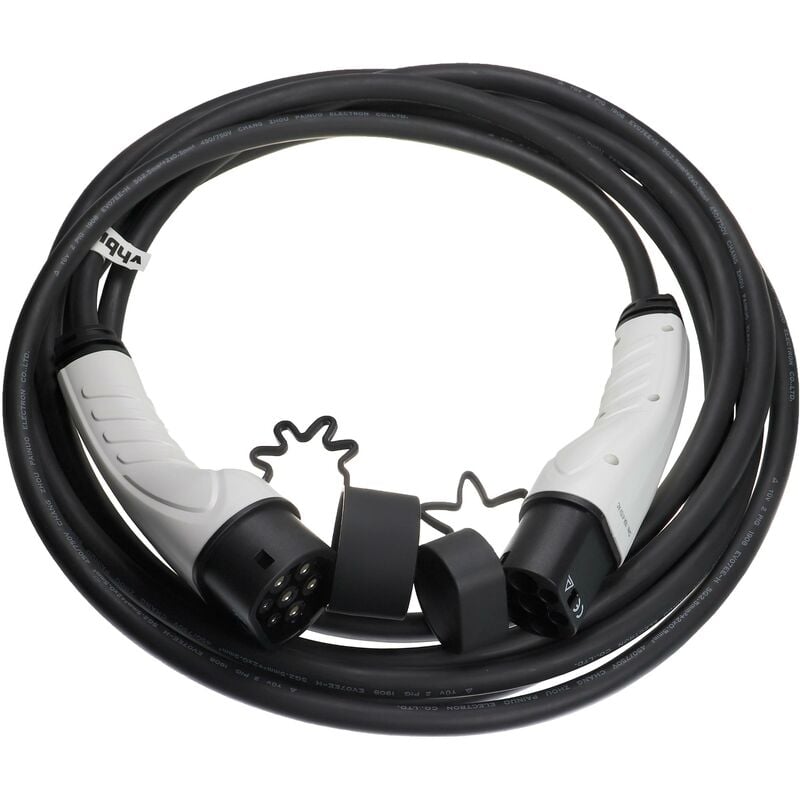 vhbw Câble de recharge type 2 vers type 2 compatible avec Mercedes
