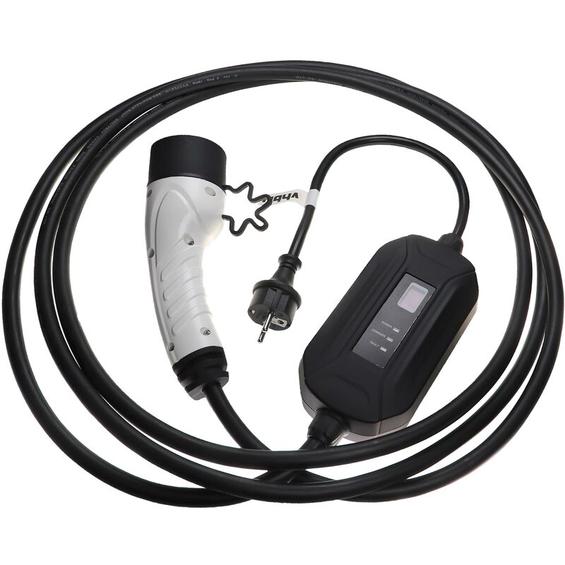 EV + Adaptateur Chargeur Voiture Électrique Schuko à IEC 62196 Type 2  Adaptateur de Câble de Véhicule Électrique, Connecteur de Câble pour Voiture  Électrique, 1-Phase 16A (3,6kW) Noir/Blanc : : Auto et Moto