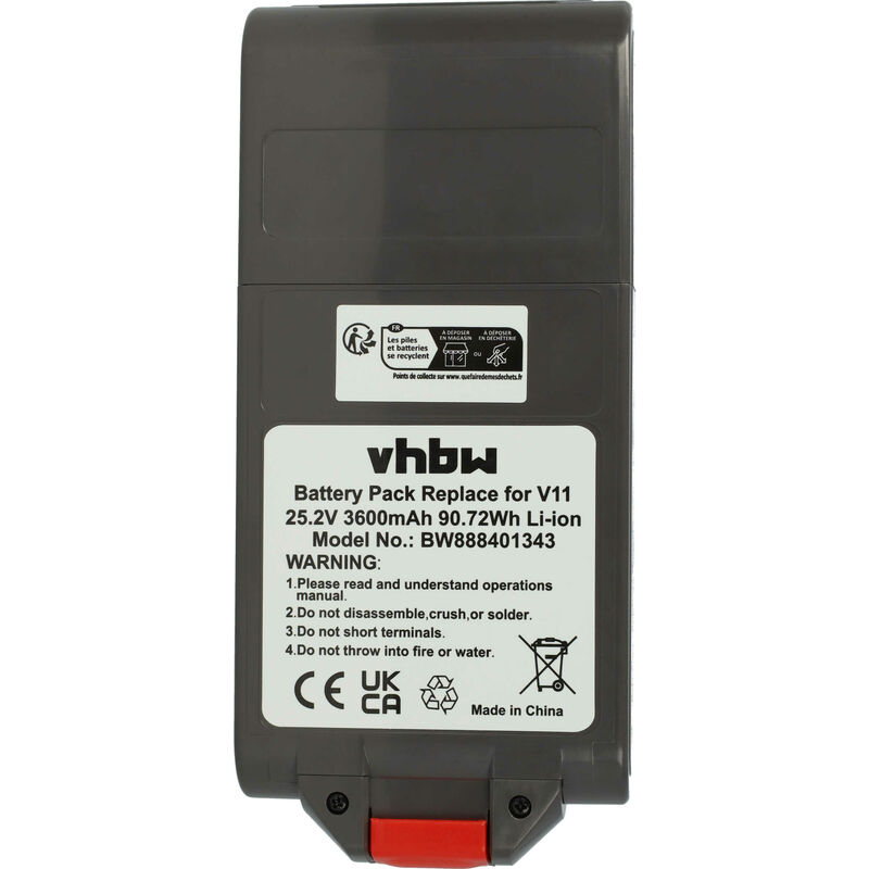 Batterie 4000mAh adaptée au type de batterie Dyson V11 2020 970938