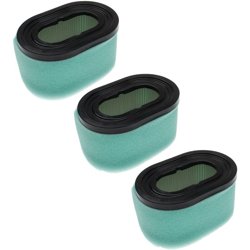 Vhbw Set De Filtres  2x Préfiltre, 2x Filtre à Air  Compatible Avec Briggs Stratton 12v802 1091 E1 Moteur Pour Tondeuse A Gazon Noir Blanc Turquoise 86156681