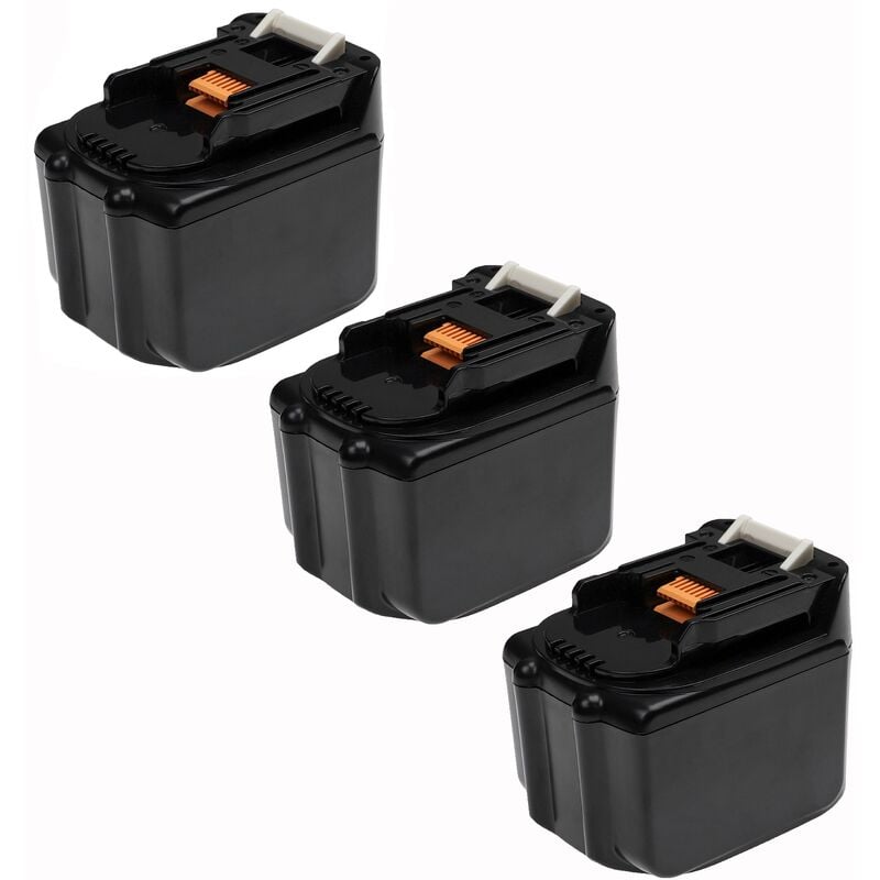 EXTENSILO 2x Batterie remplacement pour Makita MAK1430Li, MET1821 pour  outil électrique (2500 mAh, Li-ion, 14,4 V)