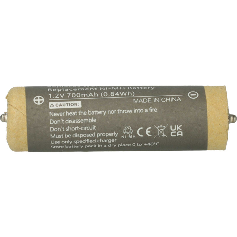 2 Cellules Batterie Remplacement Pour Panasonic HHF-AZ01 / HHF-1PSC - 1100 MAh NiMH