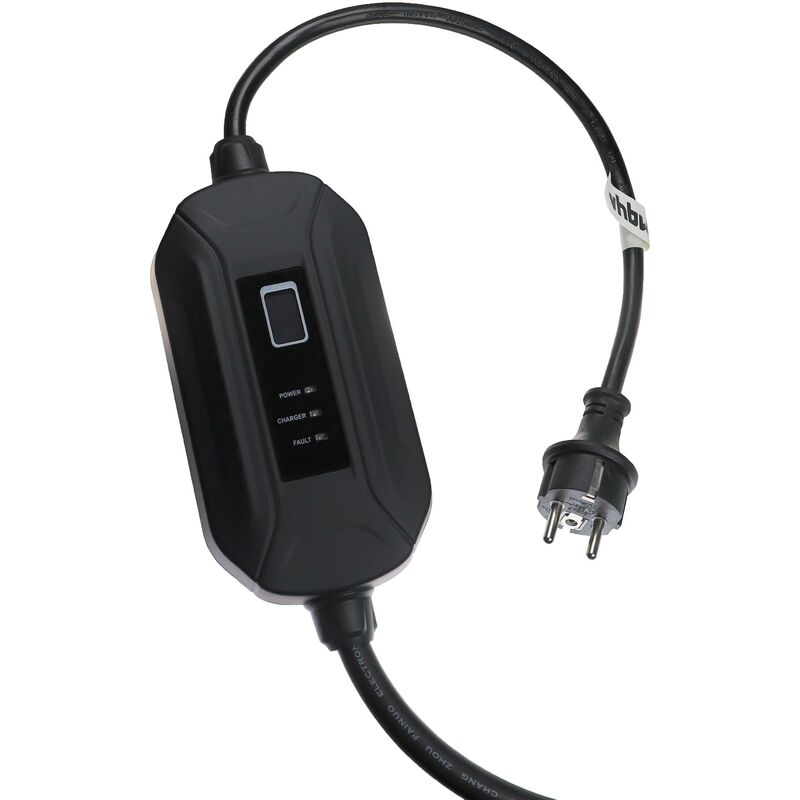 vhbw Câble de recharge type 2 vers prise Schuko compatible avec Kia Niro,  Sorento, Sportage, XCeed voiture électrique - 1 phase, 16 A, 3,5 kW, 10 m