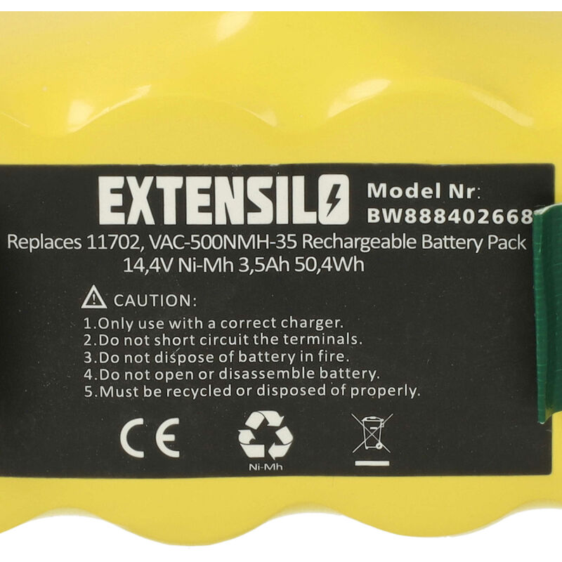 EXTENSILO Batterie compatible avec iRobot Roomba 440, 4299, 4300