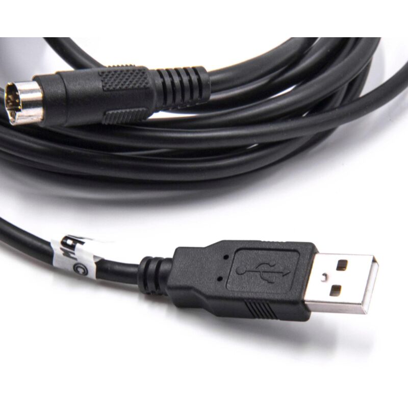 vhbw Câble de programmation USB pour système de commande Allen Bradley  MicroLogix 1000, 1100, 1200, 1400, 1500, Micro Panelviews et USB -1761-CBL-PM02