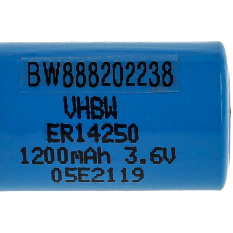 Pile lithium 3.6V ER14250 1/2AA avec pattes souder
