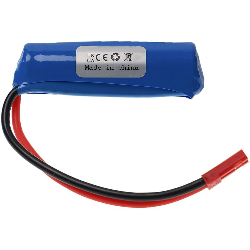 Vhbw Batterie compatible avec BEC connecteur pour modéle RC par ex