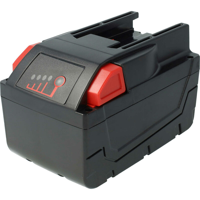 EXTENSILO Batterie 28V 5000mAh Li-Ion - Remplacement Pour AEG/Milwaukee M28 BX, MC 28, MC28 V