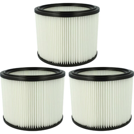 vhbw 3x Cartouche filtrante compatible avec Makita VC3511L aspirateur - Filtre pour particules fines, papier (1/5)