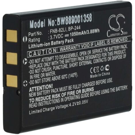 Batterie Comtrak FNB-102 Li-ion 7.4V 2000mAh Pour Yaesu FT-1, FT-2, VX-8 – Neuve