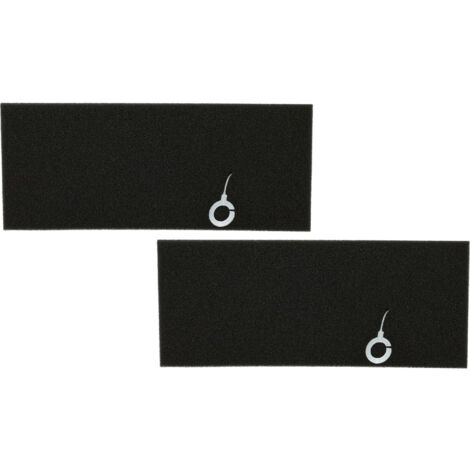 vhbw 2x filtre compatible avec Bosch GL 40 BAGLESS 2100W BSGL42180, 2000W BSGL4208001 aspirateur - Filtre en mousse noir (1/5)