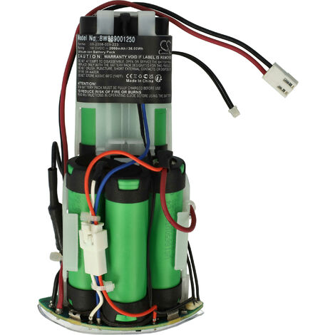 vhbw Batterie compatible avec Philips FC6404/01, FC6168/62, FC6169/01, FC6169/01WEU, FC6171/01WEU, FC6404/01WEU aspirateur (2000mAh, 18V, Li-ion) (1/5)