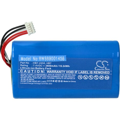 vhbw Batterie compatible avec DJI Mavic Mini 2 Remote Controller  télécommande manette de drone (2600mAh, 7,4V, Li-ion)