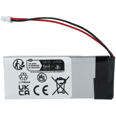 Batterie De Remplacement 850mAh 3,7V Pour Cardo Scala Rider Packtalk Duo - Compatible BAT00007, Li-Polymer