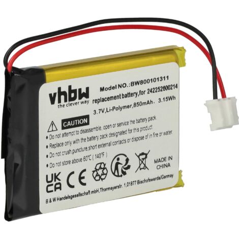 Akku Für Fernbedienung Philips Prestigo SRT9320 - Ersetzt