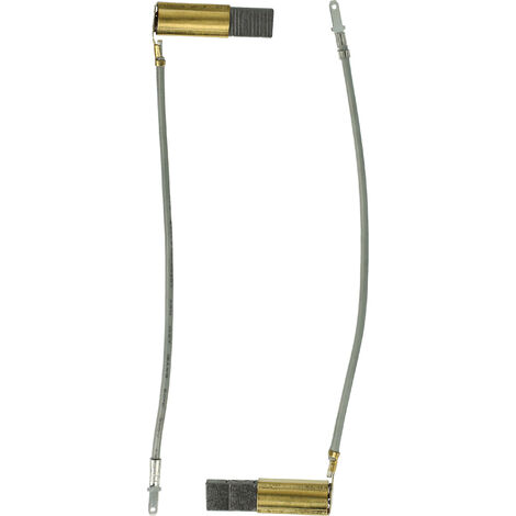 vhbw 2x balais de charbon 20,3 x 7,7 x 8,8 mm remplace Eibenstock 80700035 pour outil électrique, appareil de polissage, ponceuse (1/5)